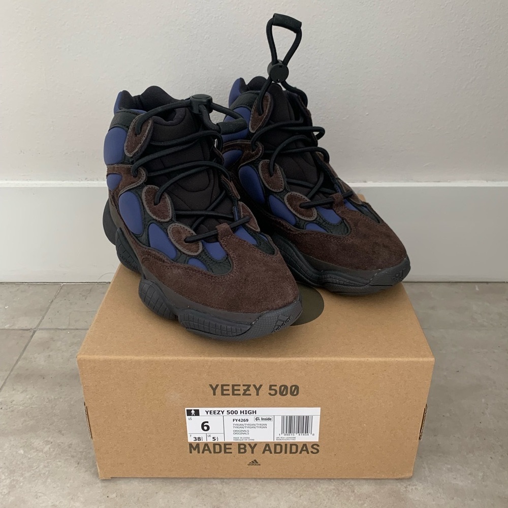 The adidas Yeezy 500 High “Tyrian”
